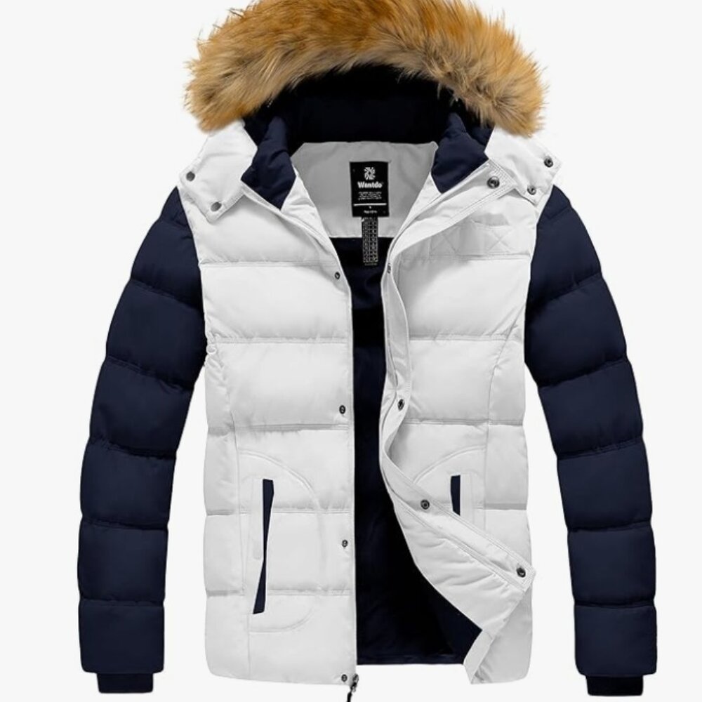 NWT Wantdo Men's Winter Puffer Jacket Winter Coat Warm SZ M